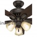 Hunter Fan Company 51084 Newsome Ceiling Fan with Light  42"/Small  Premier Bronze - B01C2A17UC
